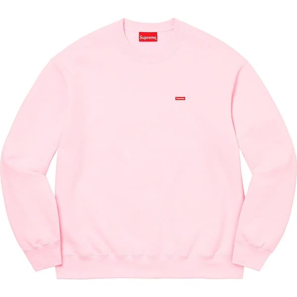 Supreme Small Box Crewneck - Light Pink (front)