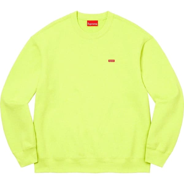Supreme Small Box Crewneck - Lime (front)