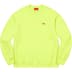 Supreme Small Box Crewneck - Lime (front)