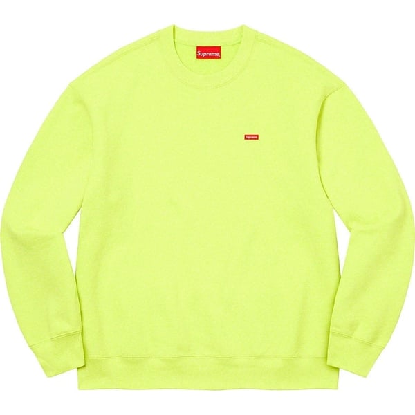 Supreme Small Box Crewneck - Lime (front)