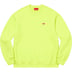 Supreme Small Box Crewneck - Lime (front)