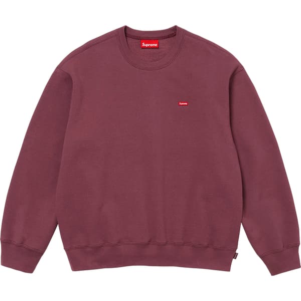 Supreme Small Box Crewneck - Maroon (front)