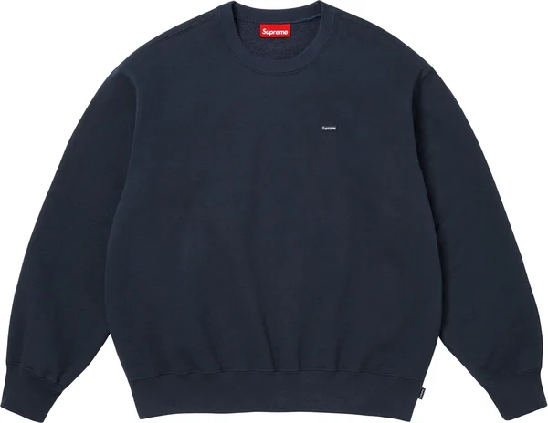 Supreme Small Box Crewneck - Navy (front)