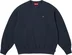 Supreme Small Box Crewneck - Navy (front)
