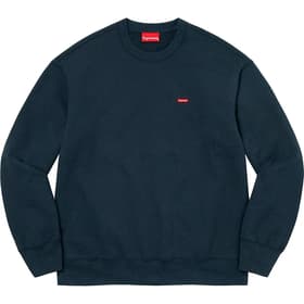 Supreme Small Box Crewneck Navy