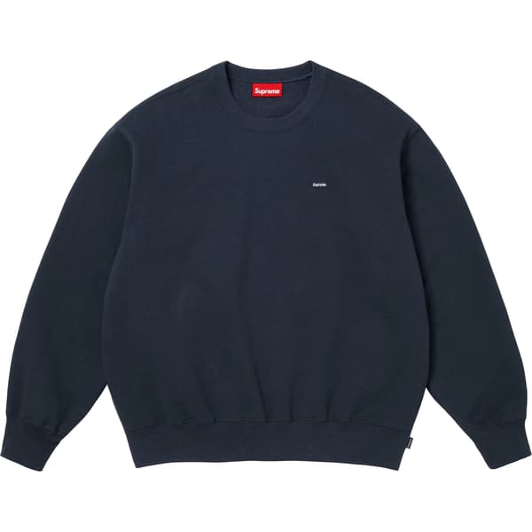Supreme Small Box Crewneck - Navy (front)