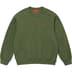 Supreme Small Box Crewneck - Olive (front)