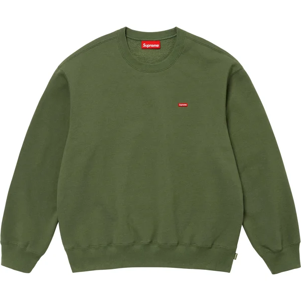 Supreme Small Box Crewneck - Olive (front)
