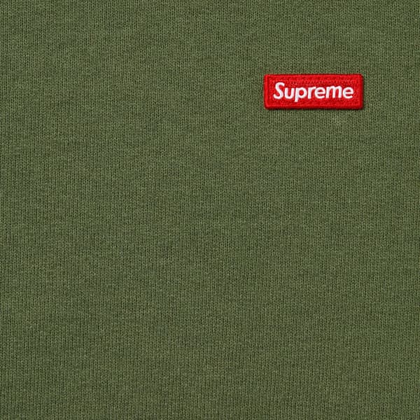Supreme Small Box Crewneck - Olive (front)