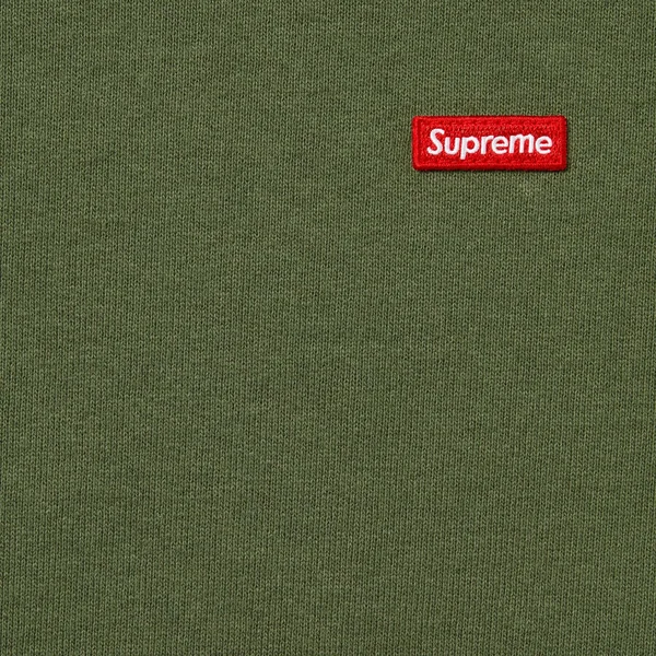 Supreme Small Box Crewneck - Olive (front)