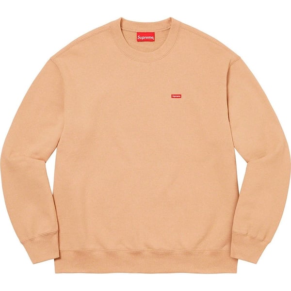 Supreme Small Box Crewneck - Tan (front)