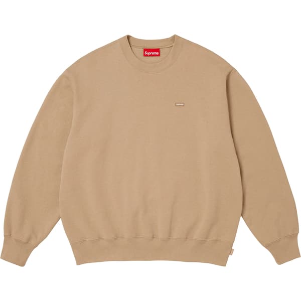 Supreme Small Box Crewneck - Tan (front)