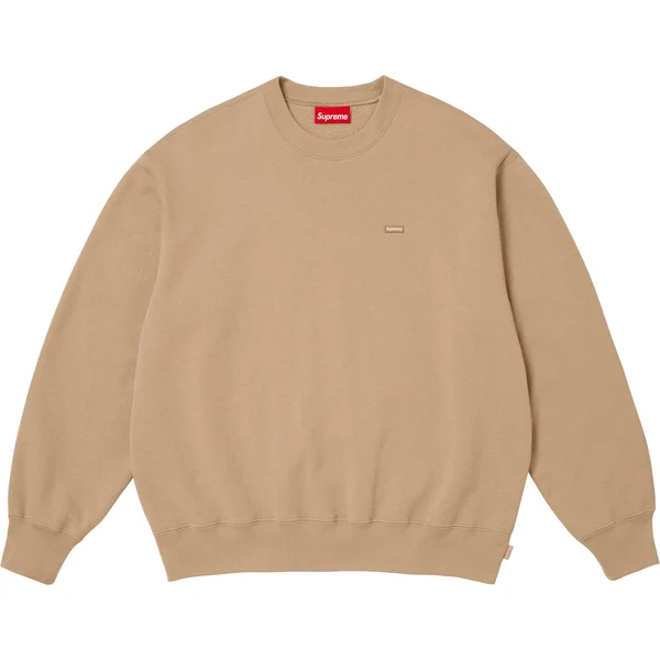 Supreme Small Box Crewneck - Tan (front)