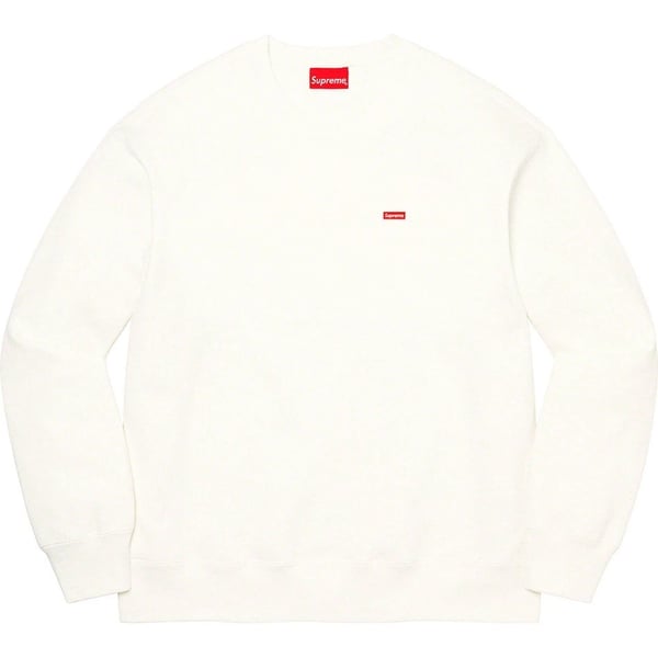 Supreme Small Box Crewneck - White (front)