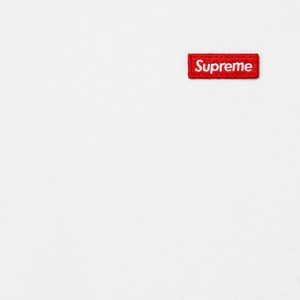 Supreme Small Box Crewneck - White (front)