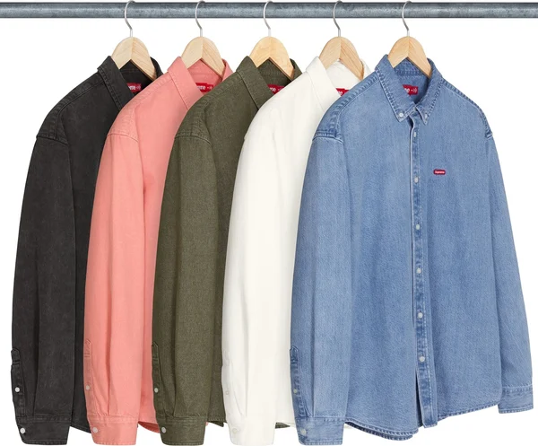 Supreme Small Box Denim Shirt - Product Image