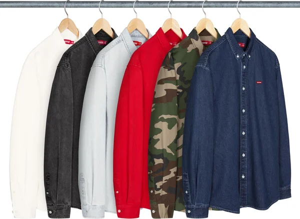 Supreme Small Box Denim Shirt - Product Image