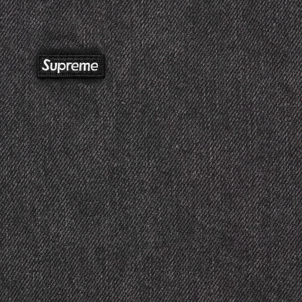 Supreme Small Box Denim Shirt - Black (front)