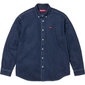 Supreme Small Box Denim Shirt Indigo