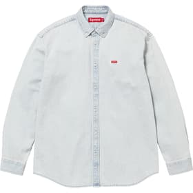 Supreme Small Box Denim Shirt Light Indigo
