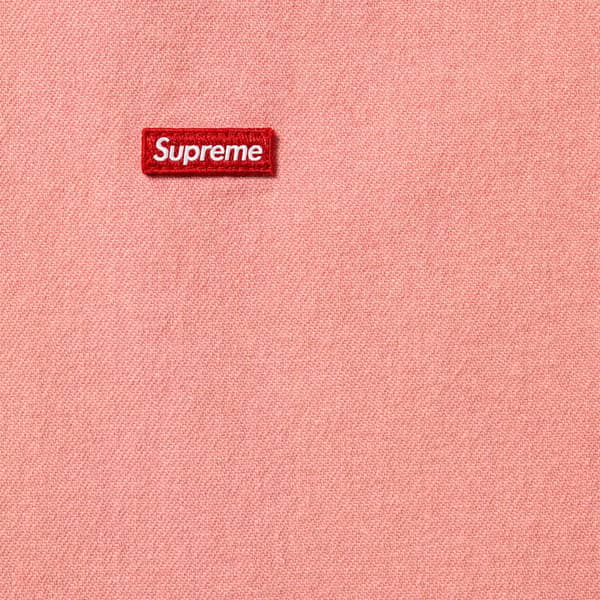Supreme Small Box Denim Shirt - Pink (front)
