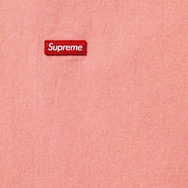Supreme Small Box Denim Shirt - Pink (front)