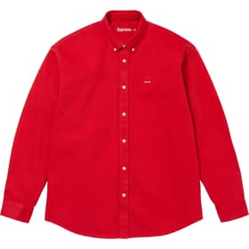 Supreme Small Box Denim Shirt Red