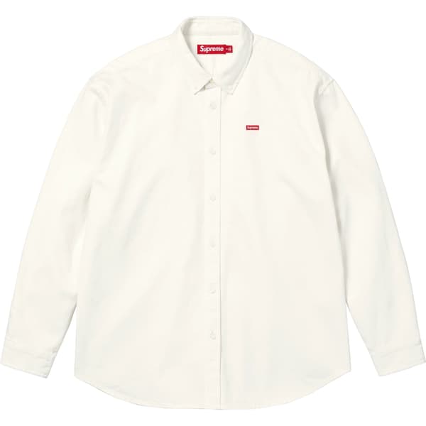 Supreme Small Box Denim Shirt - White (front)