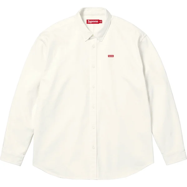 Supreme Small Box Denim Shirt - White (front)