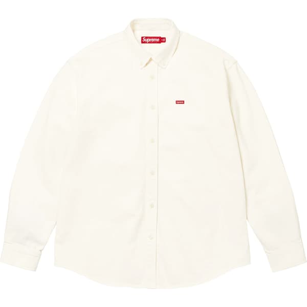 Supreme Small Box Denim Shirt - White (front)