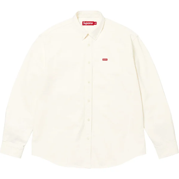 Supreme Small Box Denim Shirt - White (front)