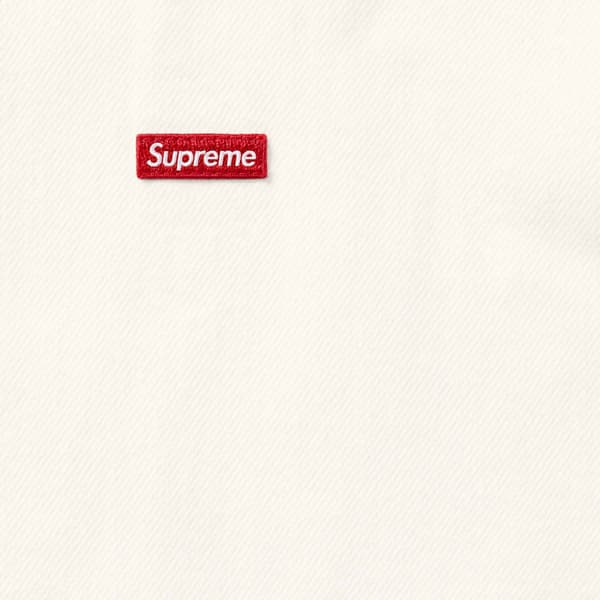 Supreme Small Box Denim Shirt - White (front)