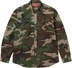 Supreme Small Box Denim Shirt - Woodland Camo (front)