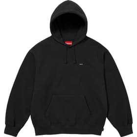 Supreme Small Box Drawcord Hooded Sweatshirt Black
