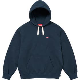 Supreme Small Box Drawcord Hooded Sweatshirt Navy