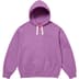Supreme Small Box Drawcord Hooded Sweatshirt - Purple (front)