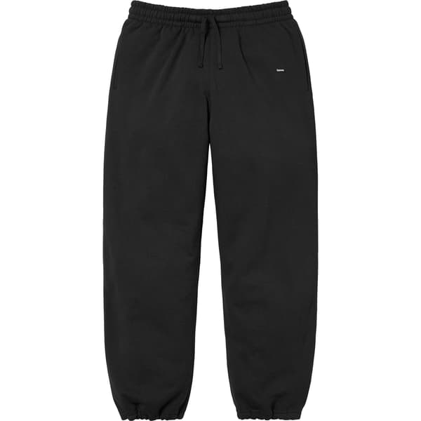 Supreme Small Box Drawcord Sweatpant - Black (front)