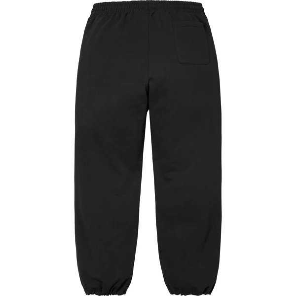 Supreme Small Box Drawcord Sweatpant - Black (front)