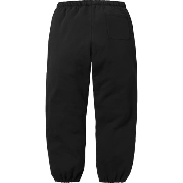 Supreme Small Box Drawcord Sweatpant - Black (front)