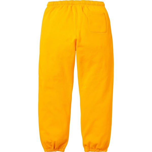 Supreme Small Box Drawcord Sweatpant - Bright Gold (front)