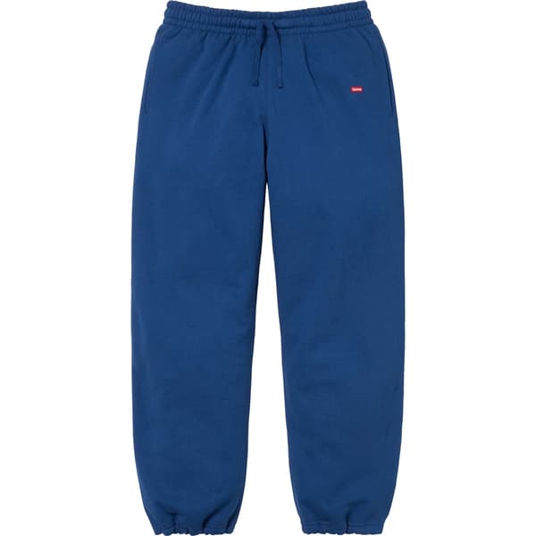 Supreme Small Box Drawcord Sweatpant - Dark Royal (front)