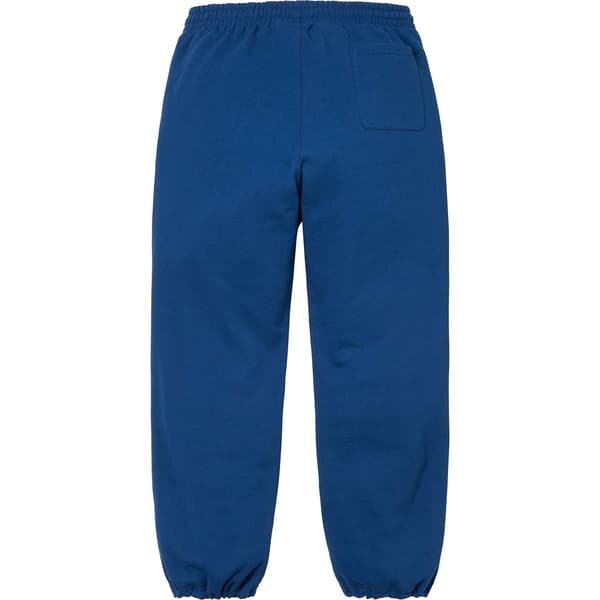 Supreme Small Box Drawcord Sweatpant - Dark Royal (front)