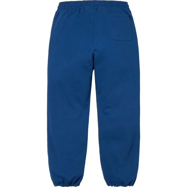 Supreme Small Box Drawcord Sweatpant - Dark Royal (front)