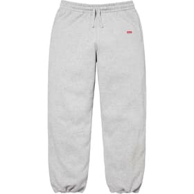 Supreme Small Box Drawcord Sweatpant Heather Grey