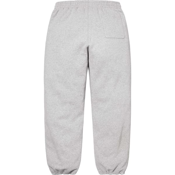 Supreme Small Box Drawcord Sweatpant - Heather Grey (front)