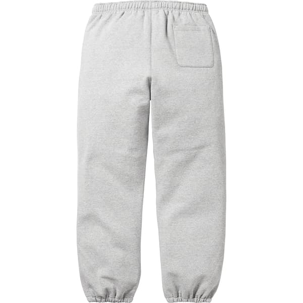 Supreme Small Box Drawcord Sweatpant - Heather Grey (front)