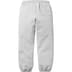 Supreme Small Box Drawcord Sweatpant - Heather Grey (front)