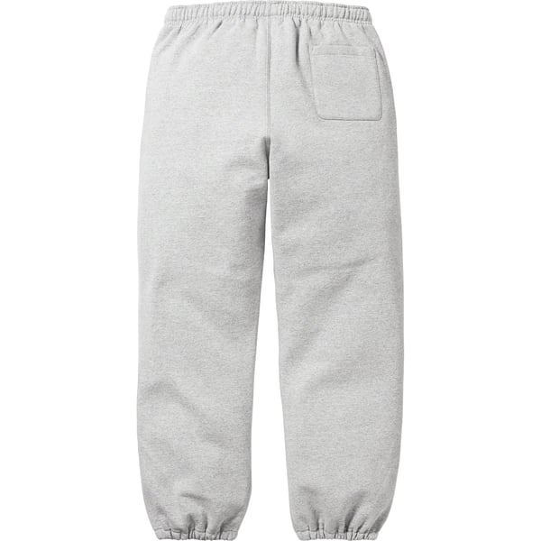 Supreme Small Box Drawcord Sweatpant - Heather Grey (front)