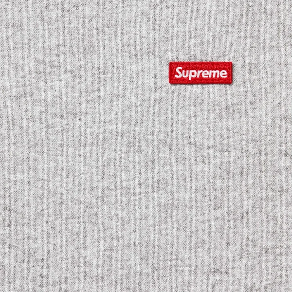 Supreme Small Box Drawcord Sweatpant - Heather Grey (front)