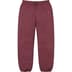 Supreme Small Box Drawcord Sweatpant - Maroon (front)